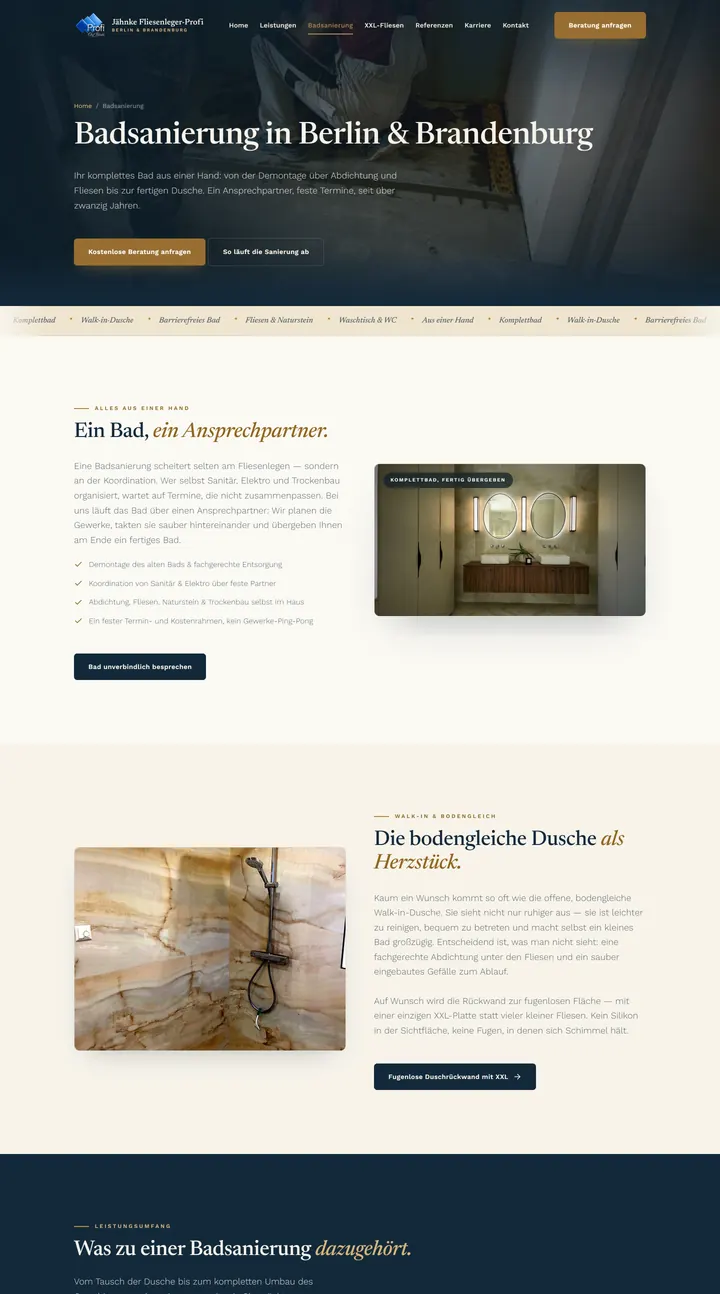 Leistungsseite Badsanierung von fliesenleger-jaehnke.de