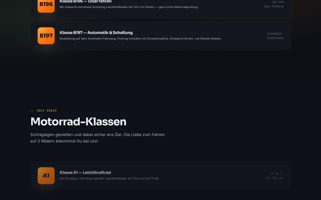 Fahrschul-Website