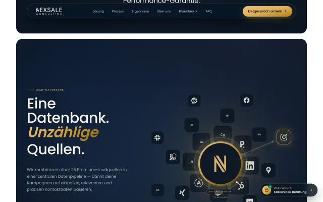 NEXSALE – Sektion