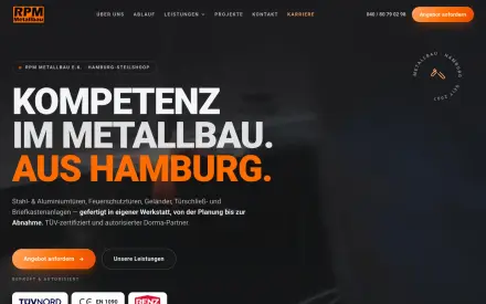 RPM Metallbau – Handwerk & Metallbau