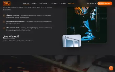 RPM Metallbau – Handwerk & Metallbau